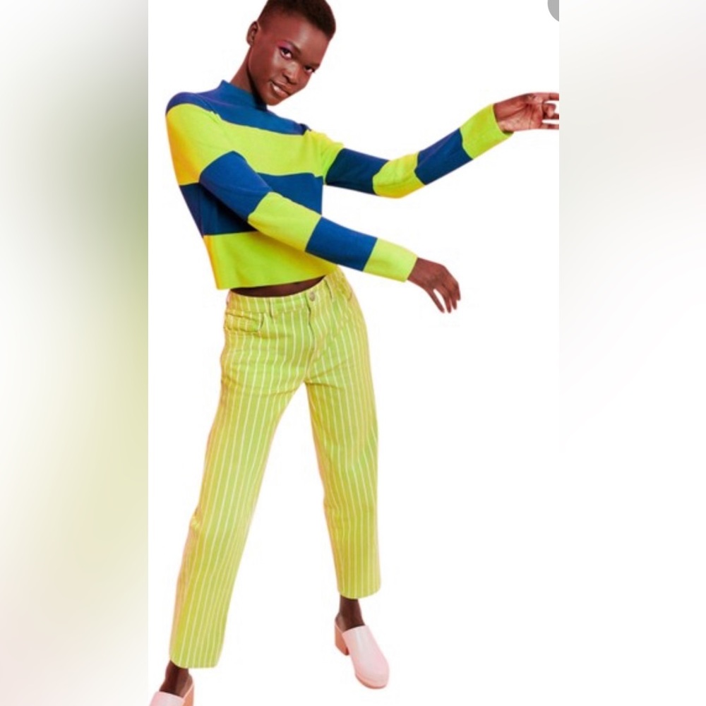 NWOTS Victor Glemaud Green White X Target Pants